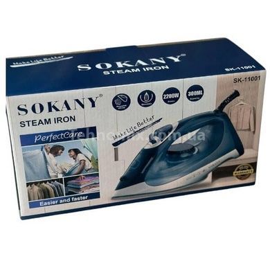 Утюг проводной с керамическим покрытием SOKANY SK-11001 Серый