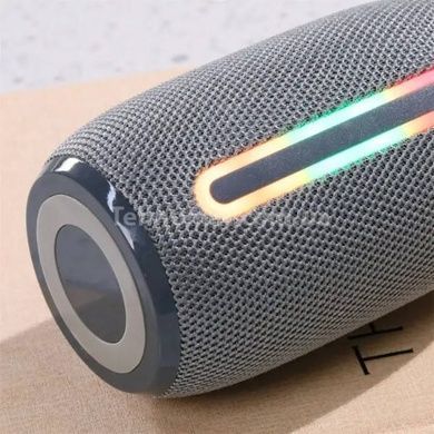 Колонка Bluetooth з функцією speakerphone з радіо RGB TG653 Сіра