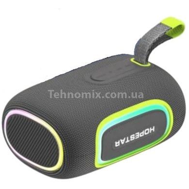 Колонка бездротова акумуляторна Bluetooth BT5.3 65W, 8000mAh, RGB, TWS, 6h HOPESTAR H58 Сіра