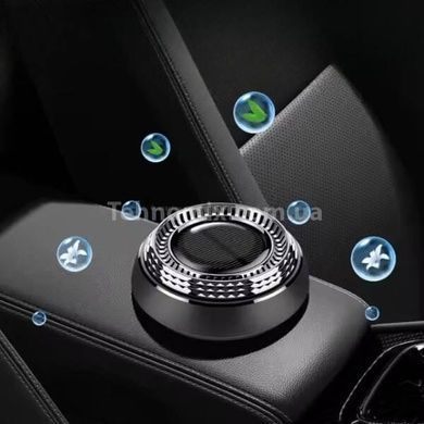 Ароматизатор в авто с солнечной панелью Черный Аромат New Car