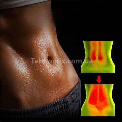 Утягивающий пояс для похудения Waist training corset Голубой-черный S
