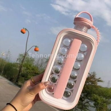 Силиконовая форма для льда ICE CUBE TRAY Розовая