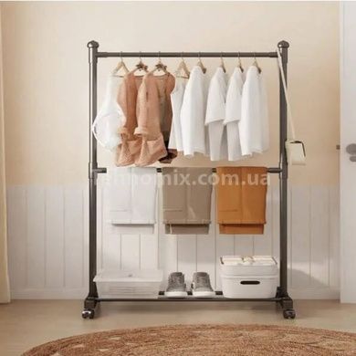 Вешалка для одежды Single Rod Hallstand Черная