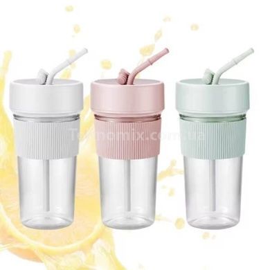 Блендер портативний ручний для смузі та коктейлів portable juicer cup AND-1448 Білий