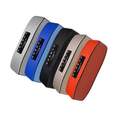 Bluetooth-колонка акумуляторна 6Вт, USB, microSD, AUX, 1200мАч S2026 Сіра