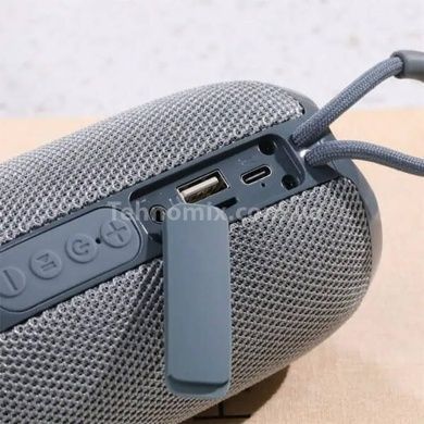 Колонка Bluetooth з функцією speakerphone з радіо RGB TG653 Сіра