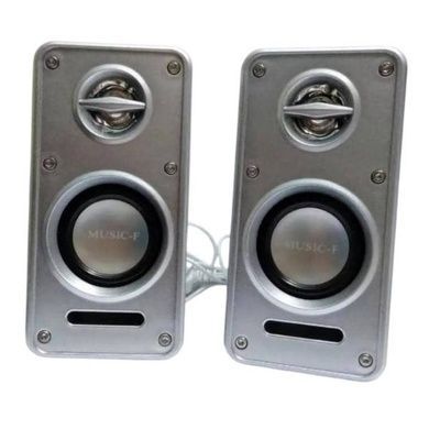 Колонки компьютерные 5Вт USB V15 Серые