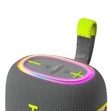 Колонка бездротова акумуляторна Bluetooth BT5.3 65W, 8000mAh, RGB, TWS, 6h HOPESTAR H58 Сіра