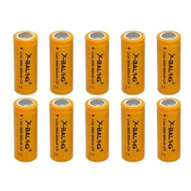 Змінний акумулятор 8800mAh Li-ion BL-26650 Жовтий