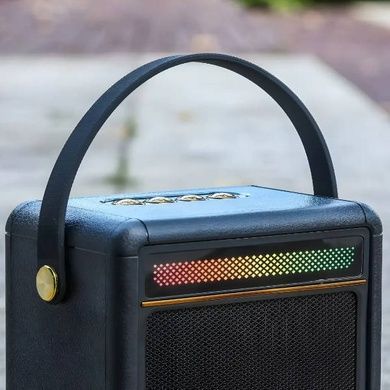 Колонка портативна акумуляторна USB, microSD, Type-C, AUX Bluetooth M650 BT Чорна