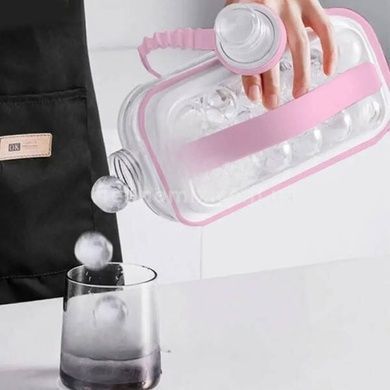 Силиконовая форма для льда ICE CUBE TRAY Розовая