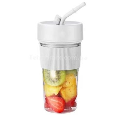 Блендер портативний ручний для смузі та коктейлів portable juicer cup AND-1448 Білий