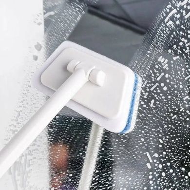 Щітка універсальна для прибирання будинку з довгою ручкою Glass Eraser Біла