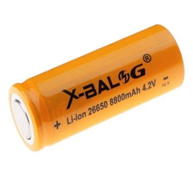 Змінний акумулятор 8800mAh Li-ion BL-26650 Жовтий