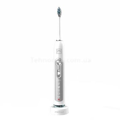 Ультразвукова зубна щітка Medica+ ProBrush 9.0 Ultrasonic + насадки (10 штук) (Японія) Біла 50187