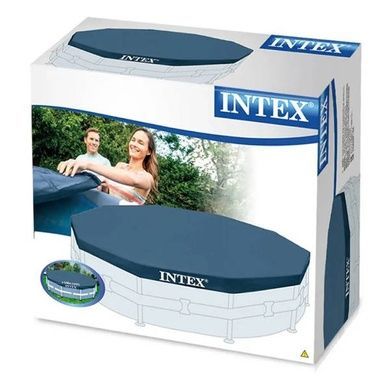 Тент для каркасного басейну Intex 28030 Синій