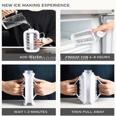 Силиконовая форма для льда ICE CUBE TRAY Белая