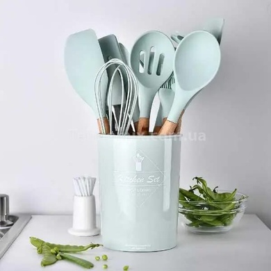 Набір кухонного приладдя 12 предметів Kitchen Set Блакитний