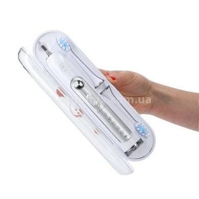 Ультразвукова зубна щітка Medica+ ProBrush 9.0 Ultrasonic + насадки (10 штук) (Японія) Біла 50187