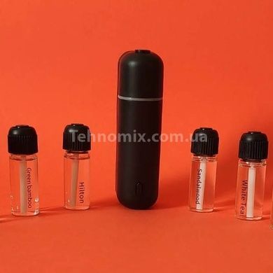 Автомобильный электронный диффузор + 4 аромата Ultrasonic Car Aroma Diffuser Черный