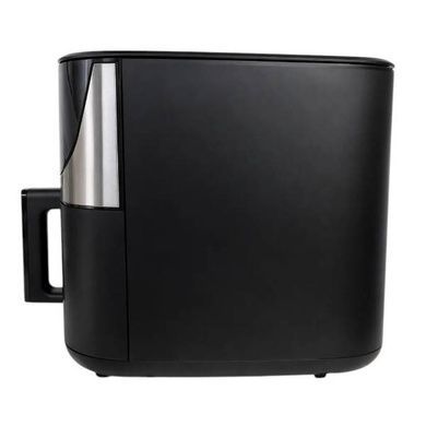 Аерогриль на 2 тіни з чашею 14л Prime Kitchen AF1012DT Чорний із сірим