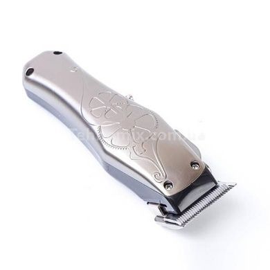 Машинка для стрижки волос со сменными насадками USB R.4027 RAF Серая