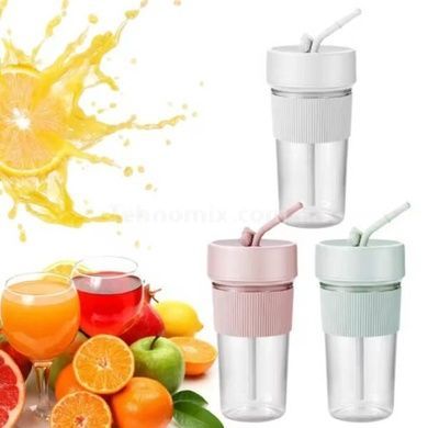 Блендер портативний ручний для смузі та коктейлів portable juicer cup AND-1448 Білий