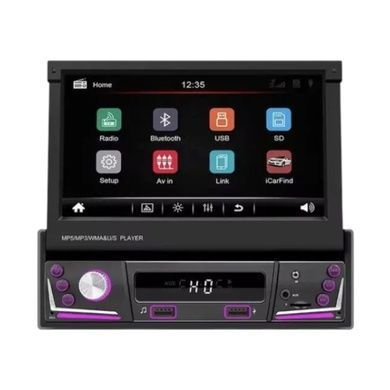 Автомагнитола 1DIN сенсорная с дисплеем 7 Bluetooth/MP3/GPS/FM Car Stereo SWM 9601-9612 G