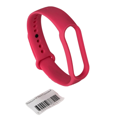 Ремінець силіконовий для Xiaomi Mi Band 5 №7 рожевий