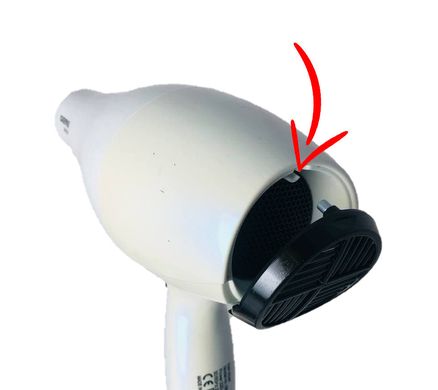 УЦІНКА! Професійний фен для волосся Gemei GM-105 Білий (УЦ-№304)
