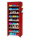Стеллаж для хранения обуви Combination Shoe Frame 60X30X160 Красный