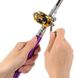 Складна міні вудка 97 см Fishing Rod In Pen Case Purple