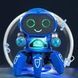 Робот интерактивный танцующий мультяшный 6 ног ZR142 Синий