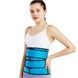 Утягивающий пояс для похудения Waist training corset Голубой-черный S