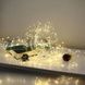 Гирлянда роса линейная Мишура пушистая с пультом 10м 300LED 220V 4495 AND 19-1 Теплый свет