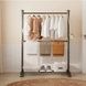 Вешалка для одежды Single Rod Hallstand Черная