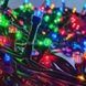 Новорічна світлодіодна гірлянда 400LED Чорний провід, мультиколор