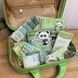 Набор канцелярии подарочный для детского творчества Панда Зеленый