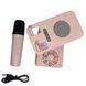 Підставка для телефону з мікрофоном караоке Microphone speaker set K18 Рожевий
