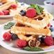 Вафельница электрическая waffle maker AND1596 Красная