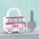 Машинка Замочок з ключем Toy Key 469 Біла
