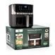 Аерогриль на 2 тіни з чашею 14л Prime Kitchen AF1012DT Чорний із сірим