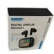 Бездротові навушники з дисплеєм LX10 TWS Earbuds LED White