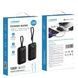 Power bank 10000mAh VEGER Type C/Lightning PD QC3.0 35W K1 W1188 Чорний