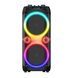 Бездротова колонка з RGB підсвічуванням 60Вт Bluetooth, AUX, USB SPS ZQS10213 Чорна