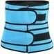 Утягивающий пояс для похудения Waist training corset Голубой-черный S