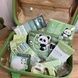 Набор канцелярии подарочный для детского творчества Панда Зеленый