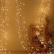 Гирлянда роса линейная Мишура пушистая с пультом 10м 300LED 220V 4495 AND 19-1 Теплый свет