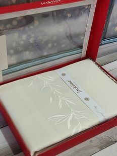 Скатертина Tropik home OLIVE 160х220см Жаккард Поліестер