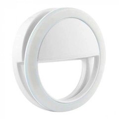 Кольцо для селфи с подсветкой selfie light Белое